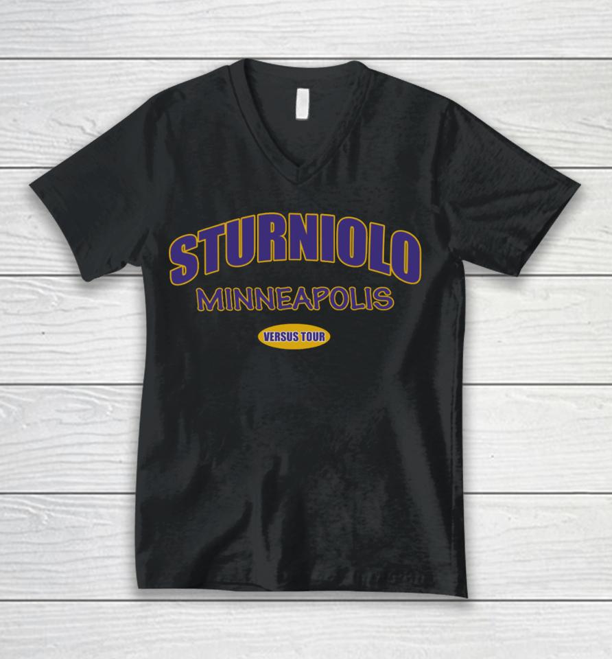 Sturniolo Let's Trip Minneapolis Unisex V-Neck T-Shirt
