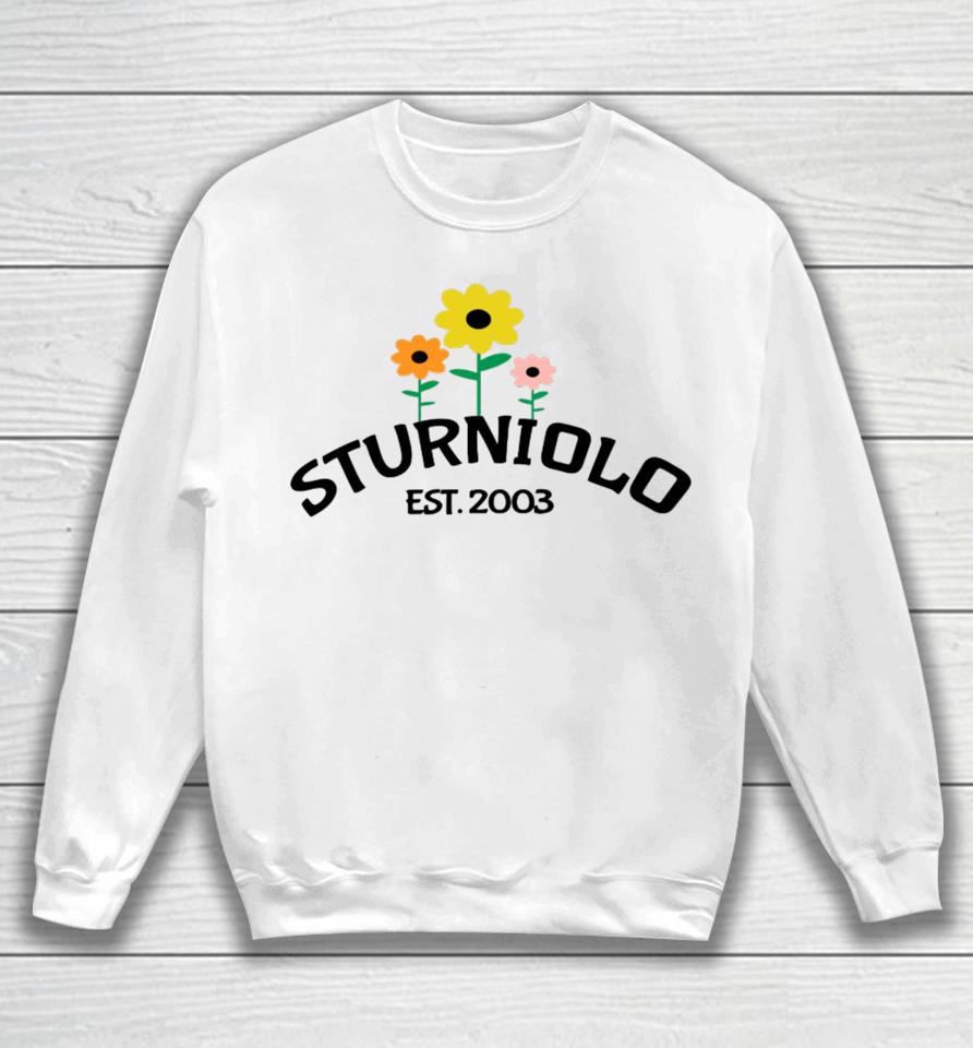 Sturnioloclothing Merch Sturniolo Triplet Flower Est 2023 Sweatshirt
