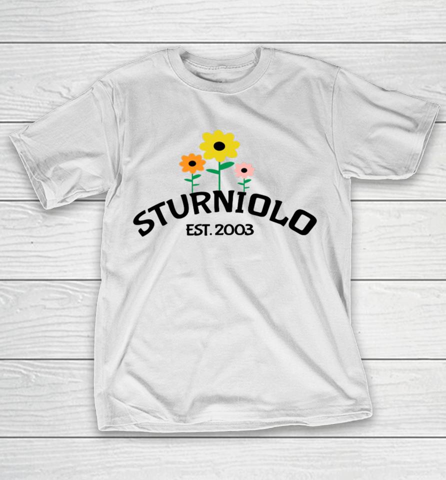 Sturnioloclothing Merch Sturniolo Triplet Flower Est 2023 T-Shirt