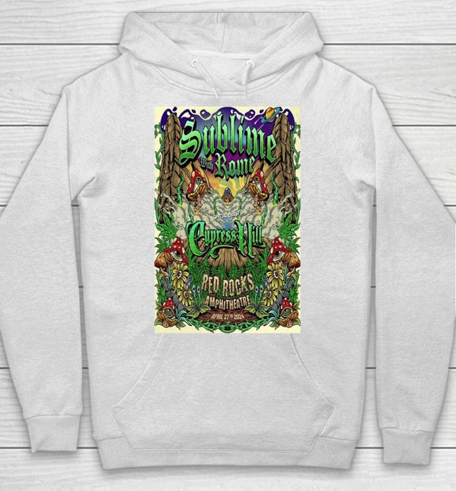 Sublime With Rome April 27 2024 Red Rocks Amphitheatre Morrison Co Poster Sweatshirts Hoodie