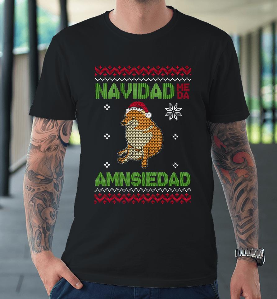 Sudadera Estilo Ugly Cheems Navidad Premium T-Shirt