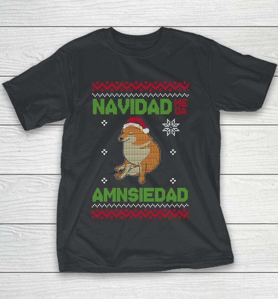 Sudadera Estilo Ugly Cheems Navidad Youth T-Shirt