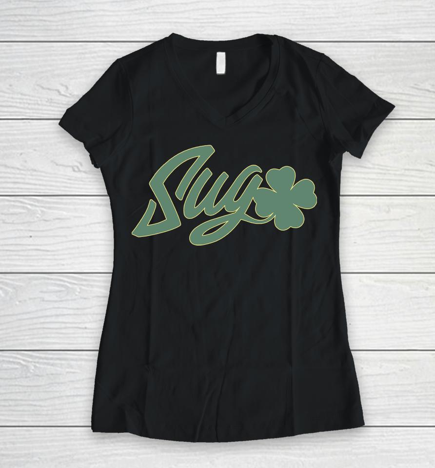 Suga Shamrock Women V-Neck T-Shirt