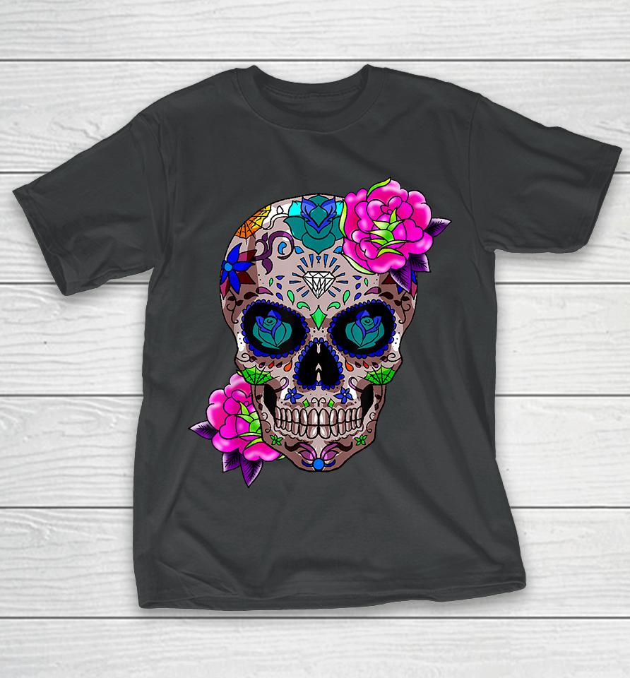 Sugar Skull Day Of The Dead T-Shirt