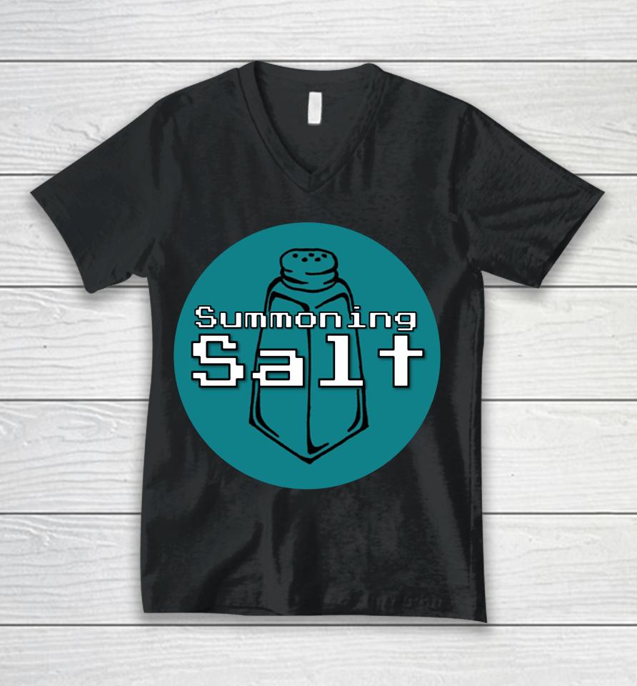 Summoning Salt Logo Unisex V-Neck T-Shirt