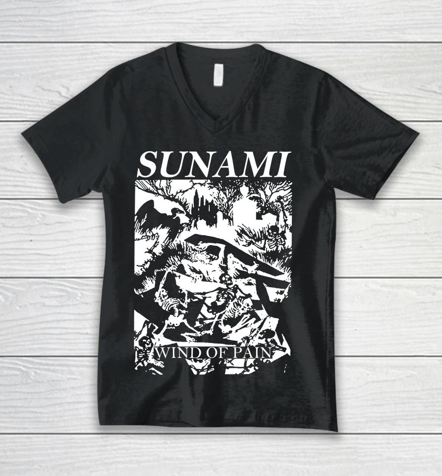 Sunami408 Sunami Wind Of Pain Unisex V-Neck T-Shirt
