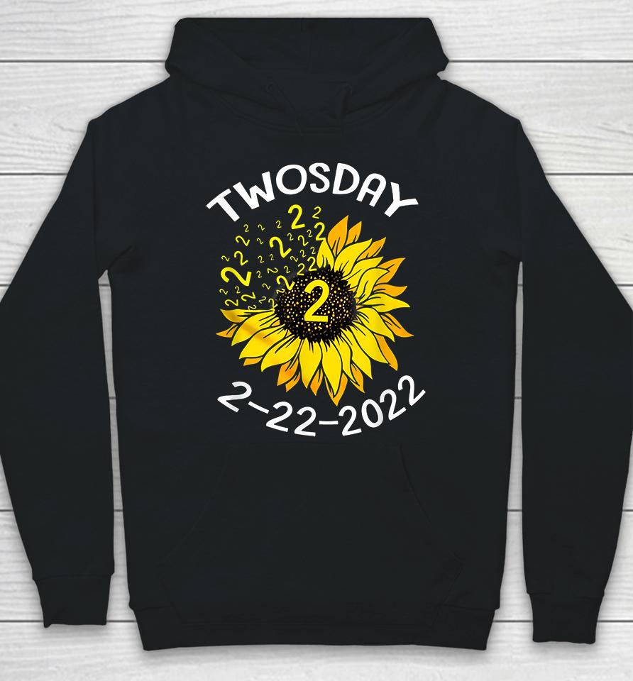 Sunflower Tuesday February 22Nd 2022 Funny Math Teacher Hoodie