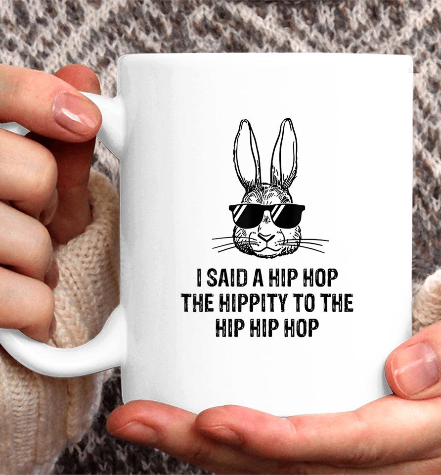 Sunglass Bunny Hip Hop Hippity Cool Bunny Face Easter Gifts Coffee Mug