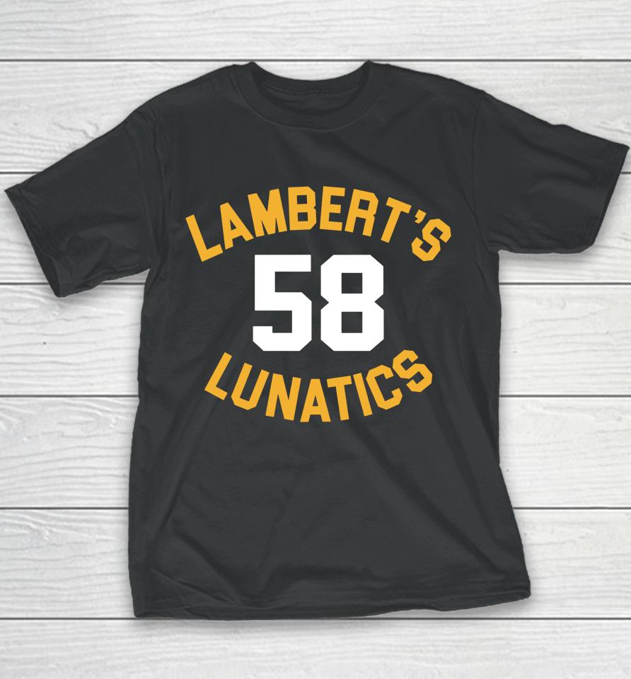 Super 70S Sports Lambert's Lunatics 58 Youth T-Shirt