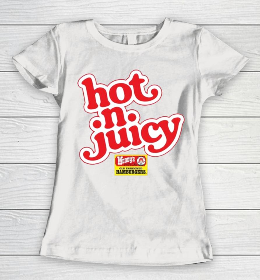 Super 70S Sports Wendy’s Hot N Juicy Women T-Shirt