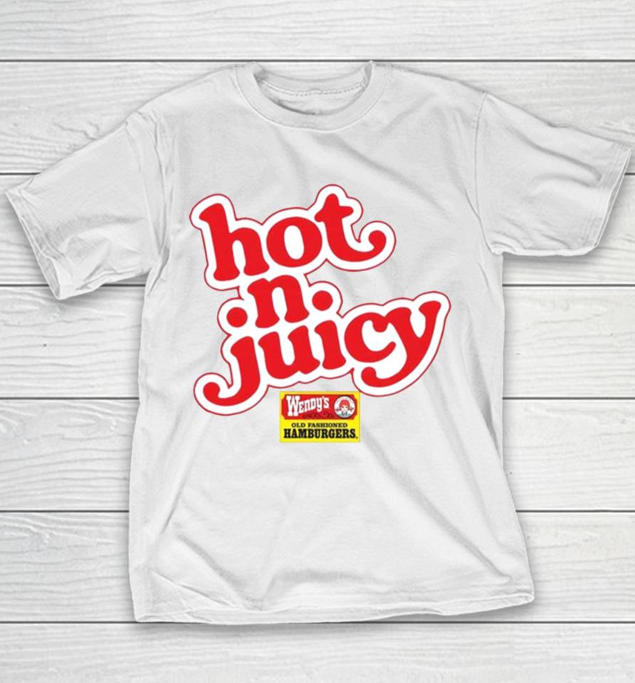 Super 70S Sports Wendy’s Hot N Juicy Youth T-Shirt