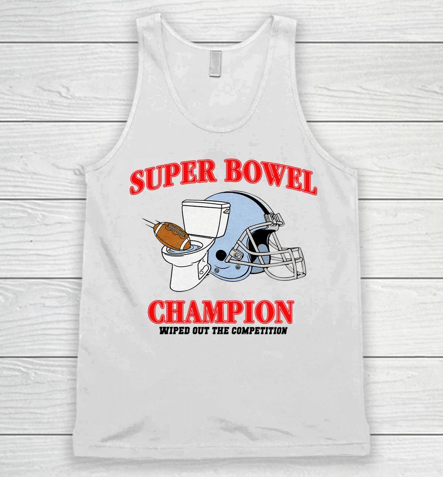 Super Bowl Champion Wiped Out The Competition Unisex Tank Top