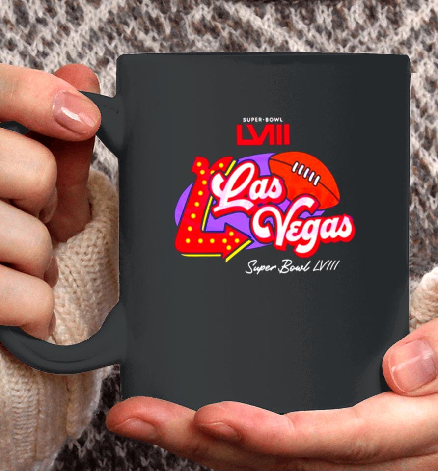 Super Bowl Lviii Purple Las Vegas Coffee Mug