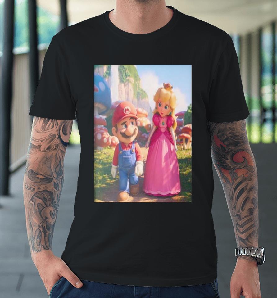 Super Mario Bros Movie Is In The Works In Theaters On April 3 2026 Premium T-Shirt