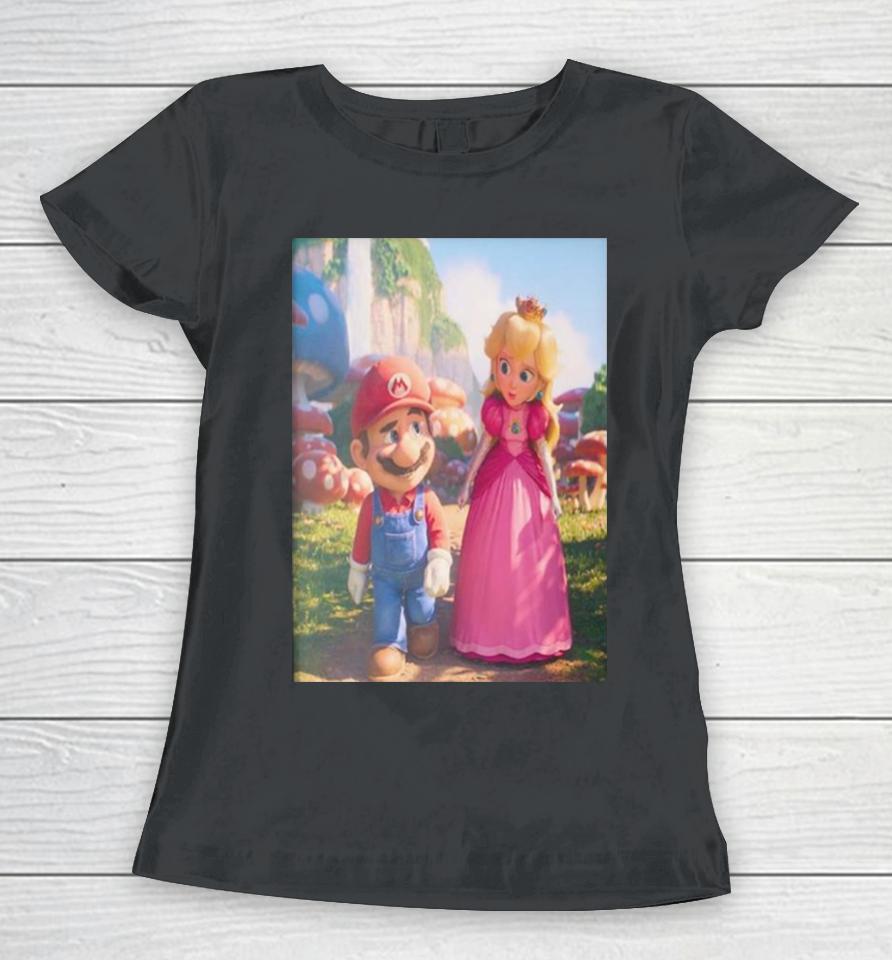 Super Mario Bros Movie Is In The Works In Theaters On April 3 2026 Women T-Shirt