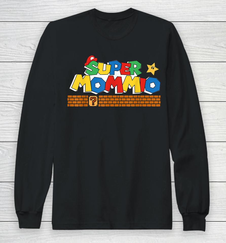 Super Mommio Funny Mommy Mother Video Gaming Lover Long Sleeve T-Shirt