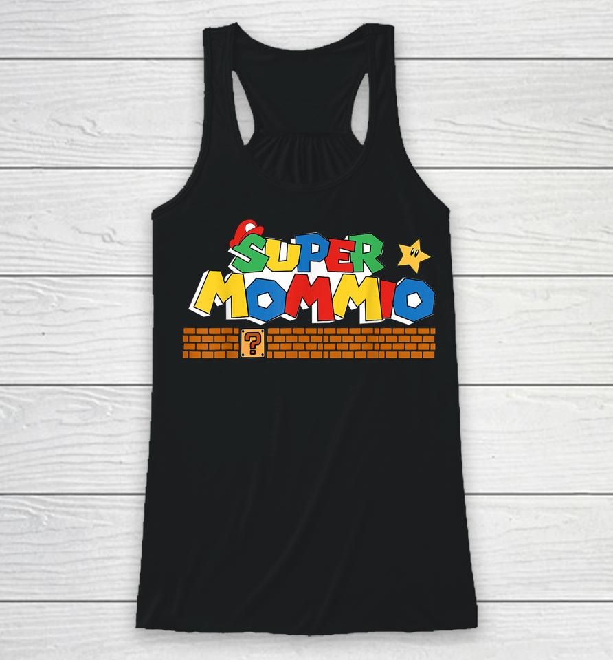 Super Mommio Funny Mommy Mother Video Gaming Lover Racerback Tank