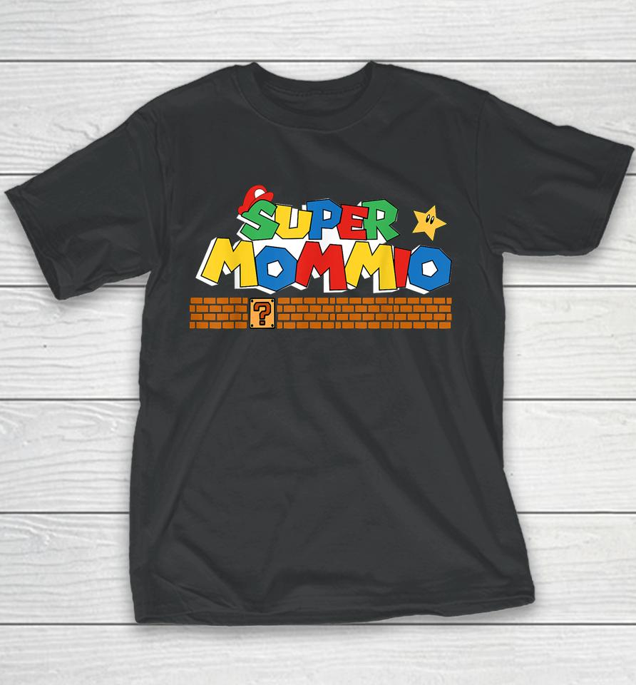 Super Mommio Funny Mommy Mother Video Gaming Lover Youth T-Shirt