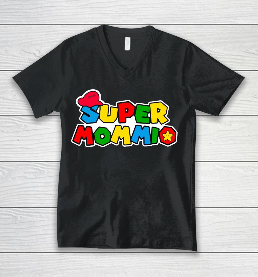 Super Mommio Unisex V-Neck T-Shirt