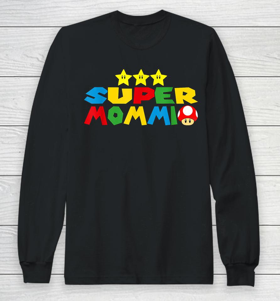 Super Mommio Video Game Lover Mothers Day Long Sleeve T-Shirt
