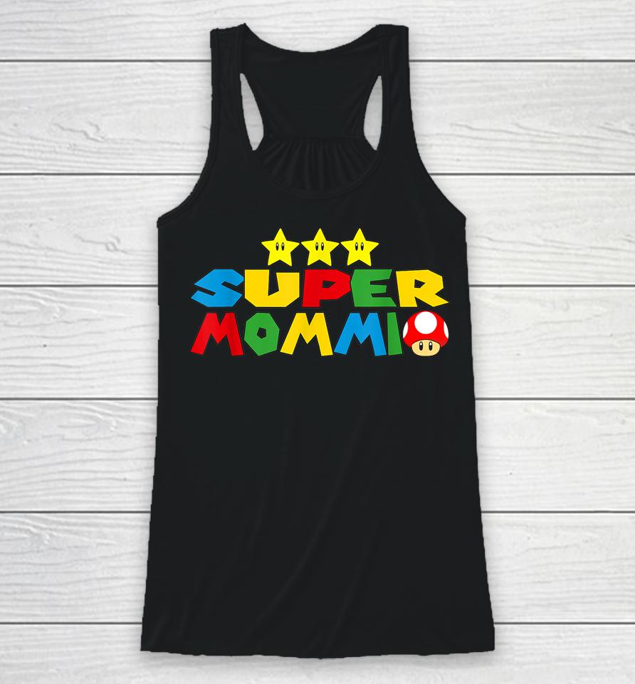 Super Mommio Video Game Lover Mothers Day Racerback Tank