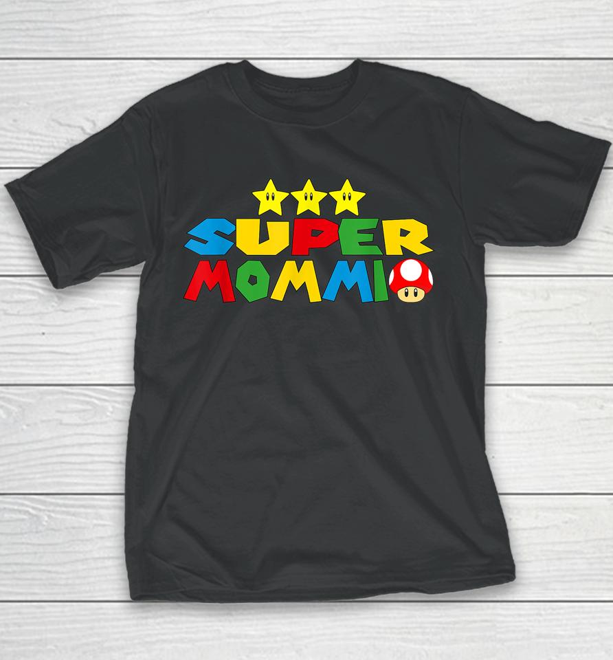 Super Mommio Video Game Lover Mothers Day Youth T-Shirt