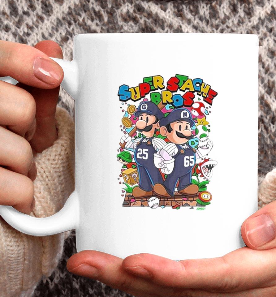 Super Stache Bros Super Mario 2024 Coffee Mug