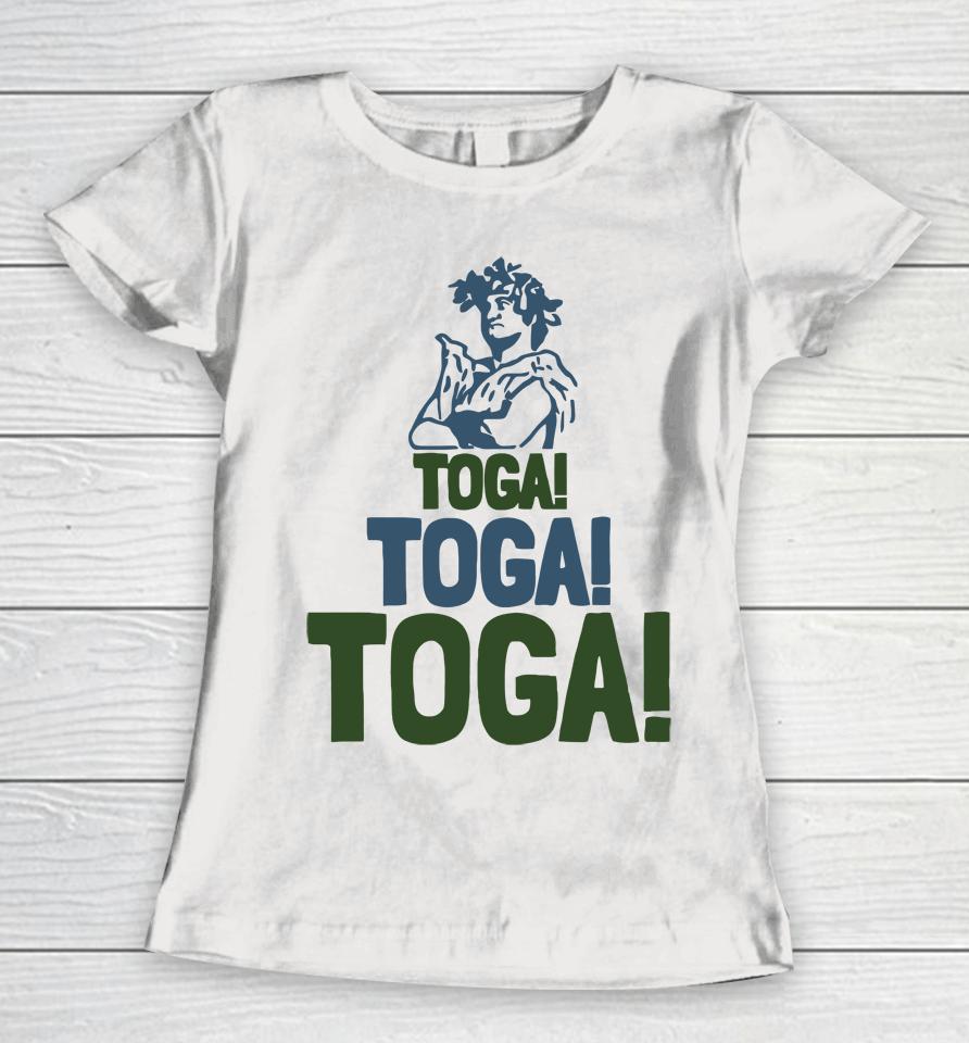 Super70Ssports Store Toga Toga Toga Women T-Shirt
