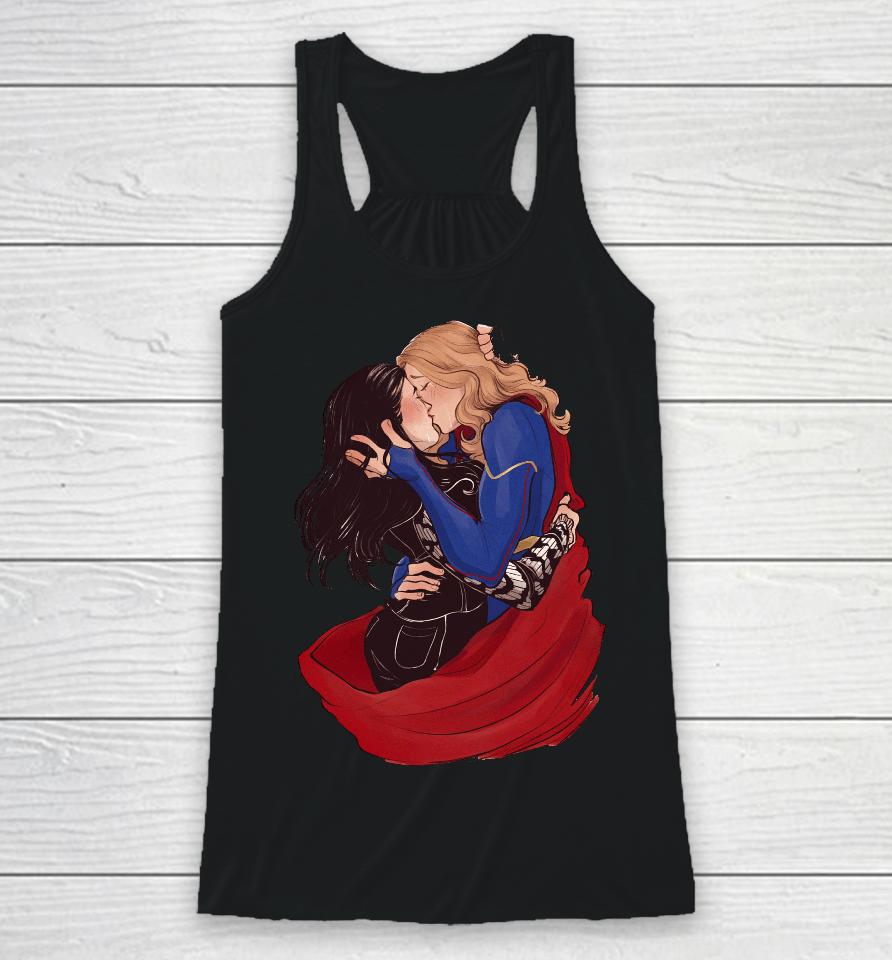 Supercorp Cry The Kissed Goddamnit Racerback Tank