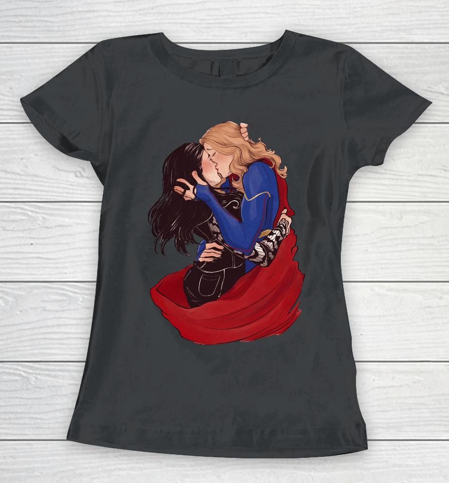 Supercorp Cry The Kissed Goddamnit Women T-Shirt