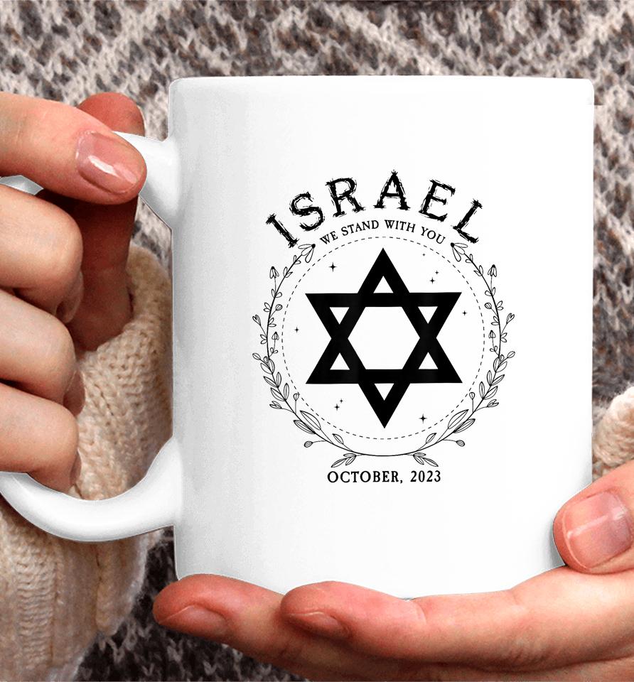 Support For Israel I Stand With Israel Jewish Non-Distressed Coffee Mug