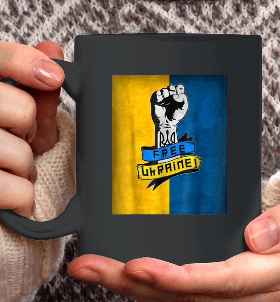 Support Ukraine I Stand With Ukraine Flag Free Ukraine Coffee Mug