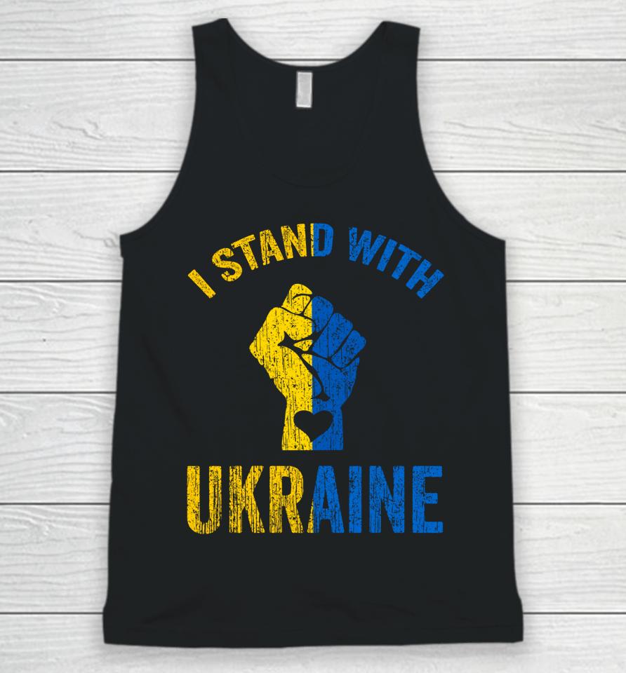 Support Ukraine I Stand With Ukraine Unisex Tank Top