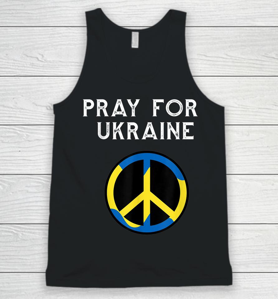 Support Ukraine Pray For Ukraine Unisex Tank Top