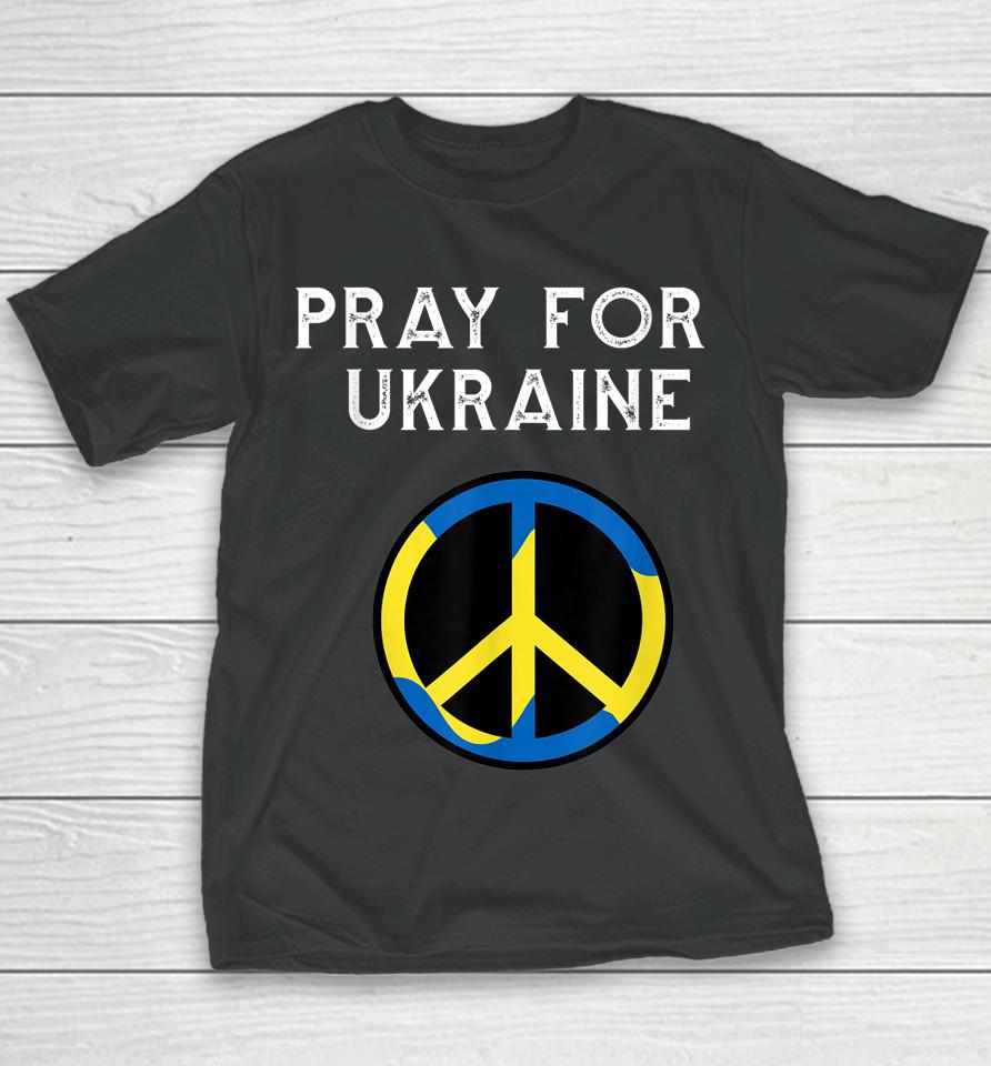Support Ukraine Pray For Ukraine Youth T-Shirt