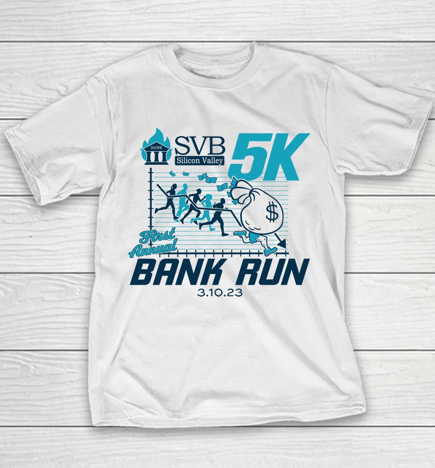 Svb Silicon Valley 5K First Annual Bank Run Youth T-Shirt