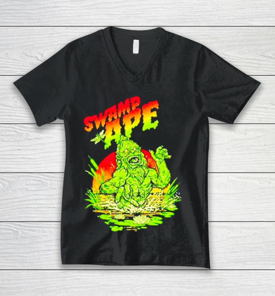 Swamp Ape Legends Unisex V-Neck T-Shirt