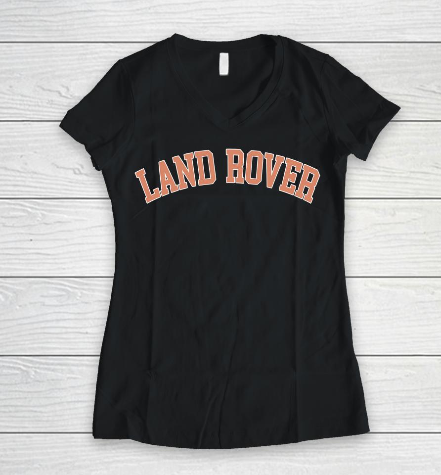Swamp Princess Land Rover Women V-Neck T-Shirt