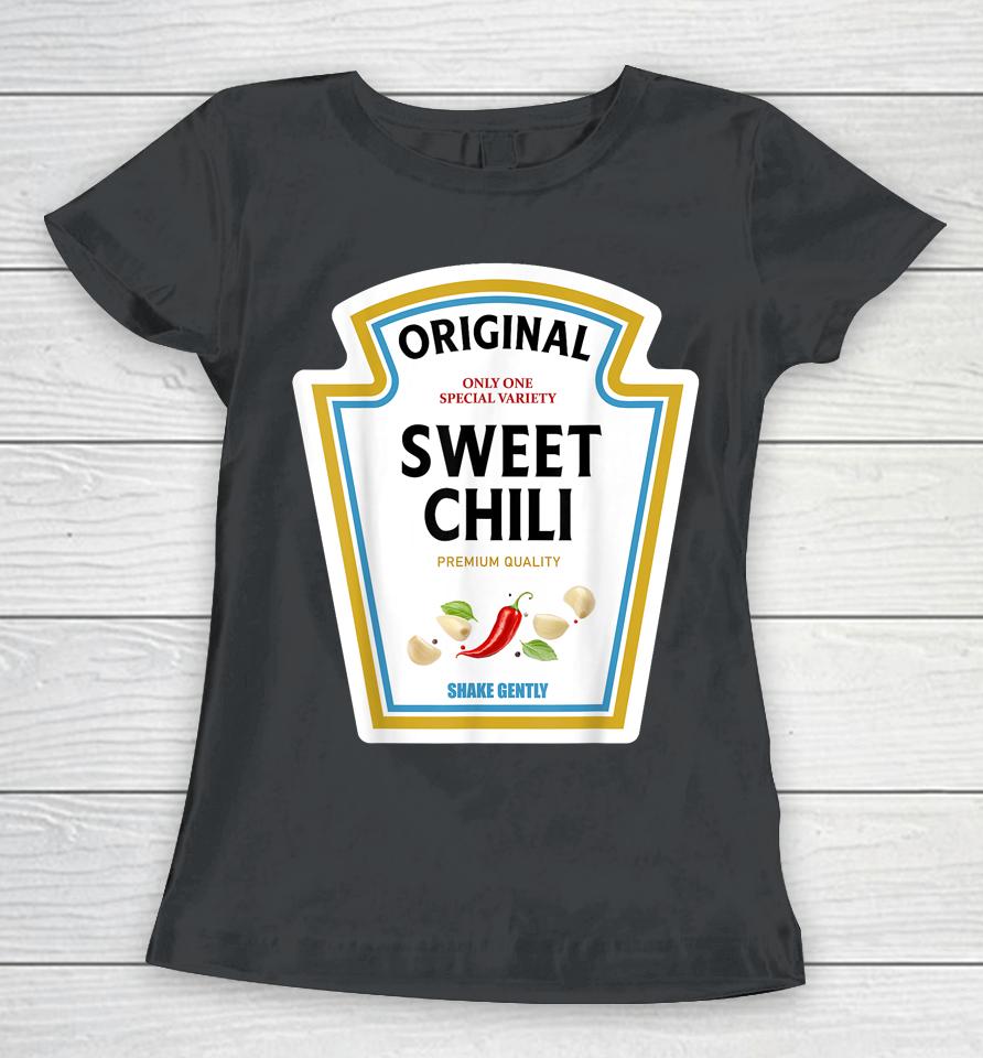 Sweet Chili Halloween 2023 Costume Family Matching Ketchup Women T-Shirt