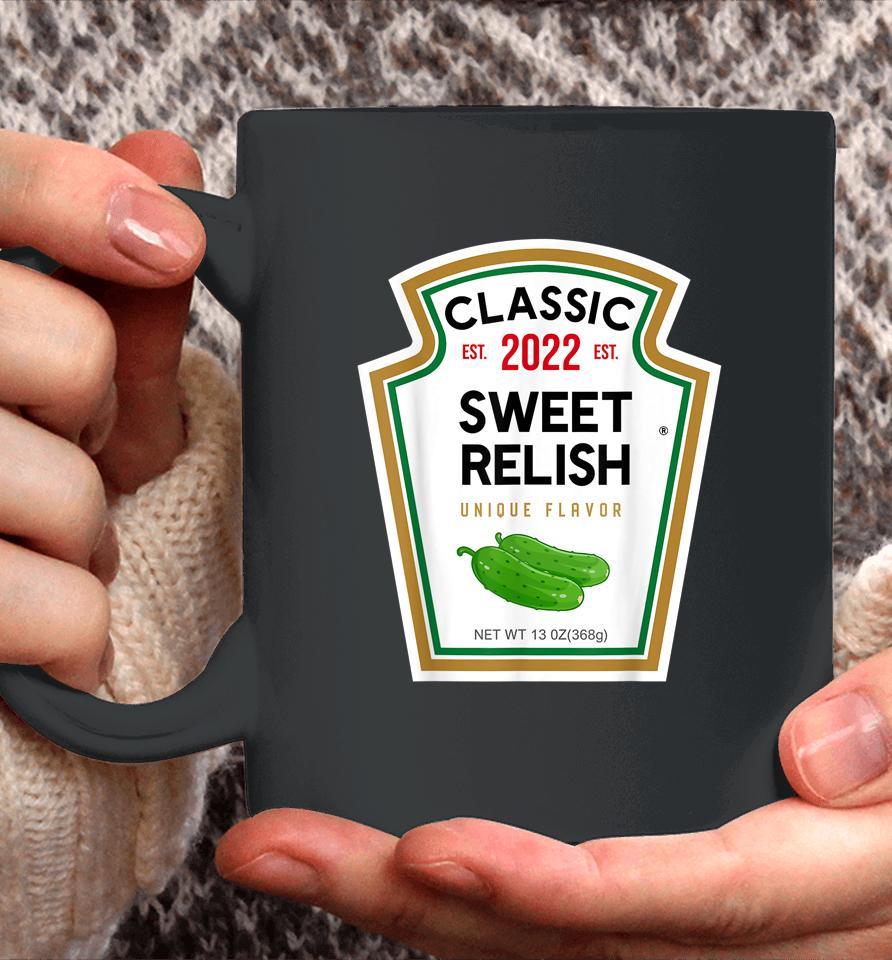 Sweet Relish Diy Halloween Costume Condiment Green Pickle Coffee Mug