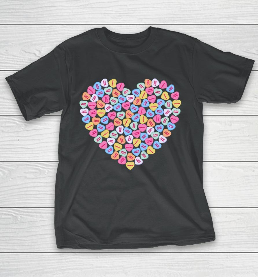 Sweetea Merch Candy Hearts T-Shirt