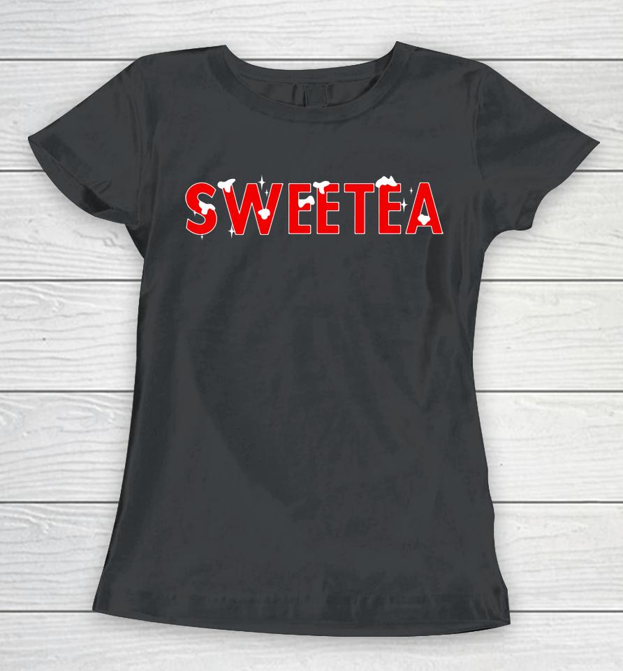Sweetea Merch Snowman Women T-Shirt