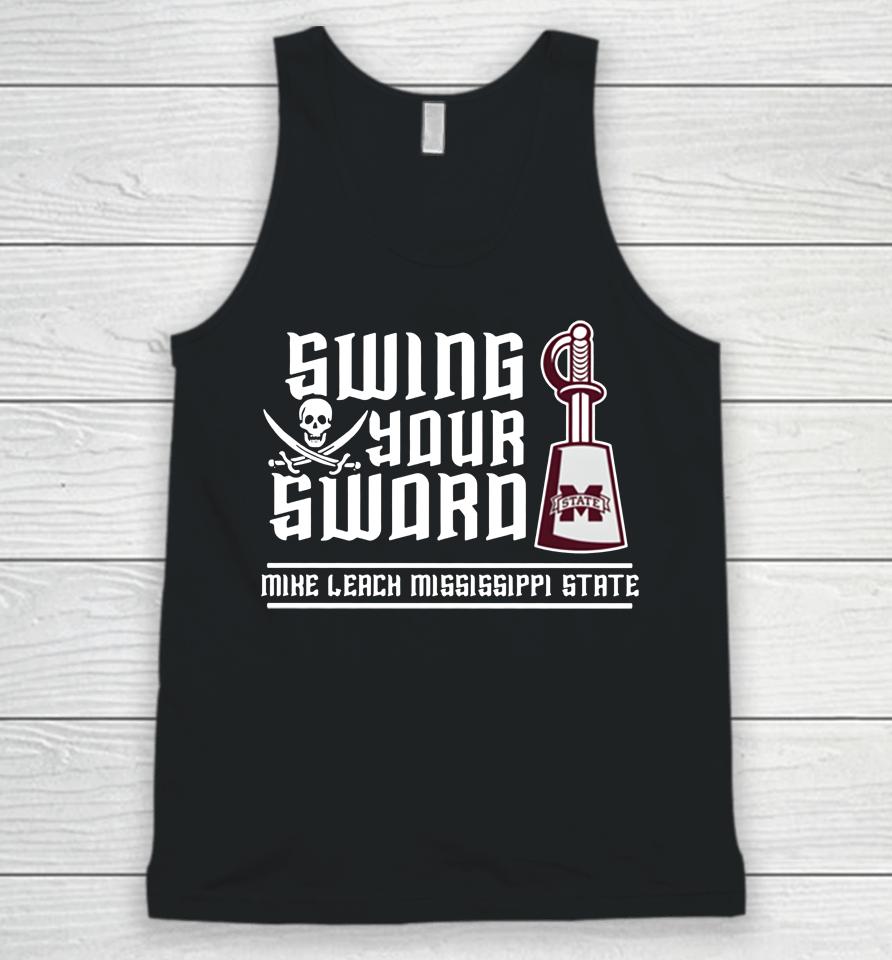Swing Your Sword By Mike Leach Unisex Tank Top