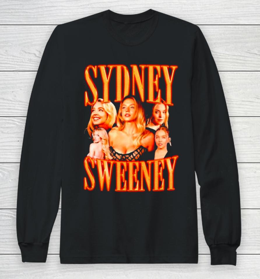 Sydney Sweeney Retro Long Sleeve T-Shirt