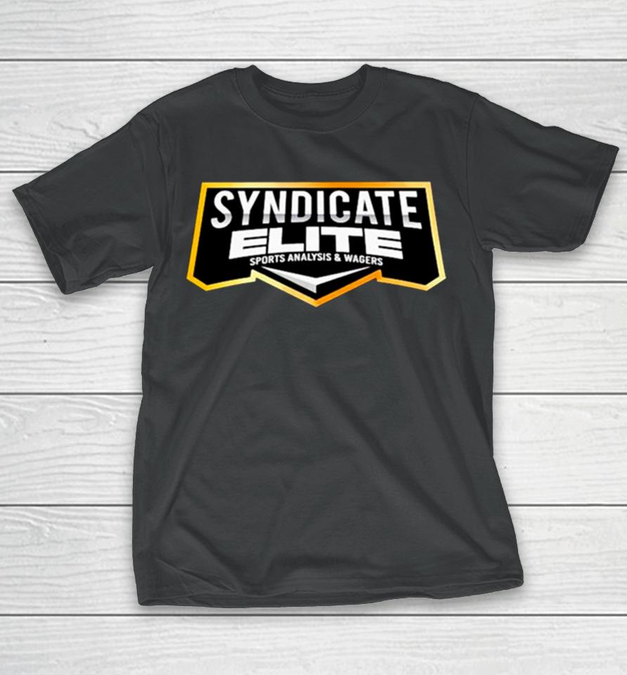 Syndicate Elite Sports Analysis &Amp; Wagers Logo T-Shirt