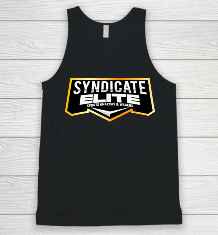 Syndicate Elite Sports Analysis &Amp; Wagers Logo Unisex Tank Top