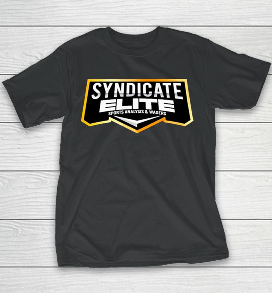 Syndicate Elite Sports Analysis &Amp; Wagers Logo Youth T-Shirt