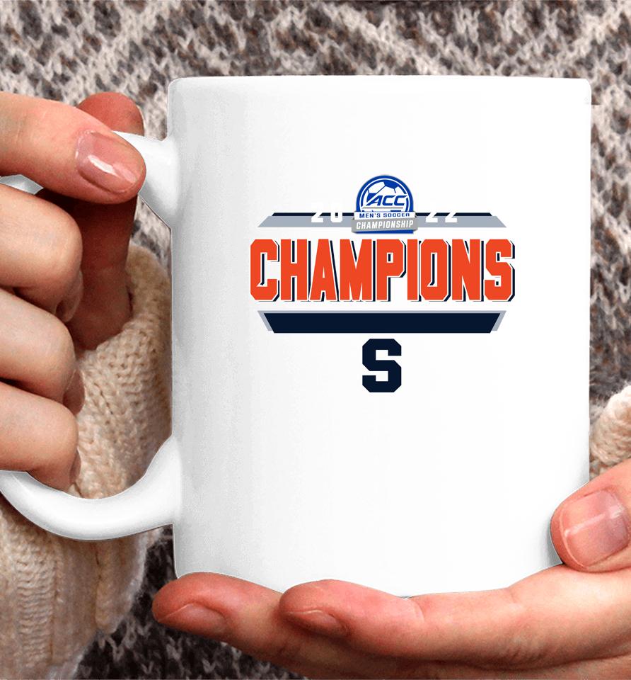 Syracuse Merch Syracuse Orange 2022 Men's Soccer Conference Tournament Champions Coffee Mug