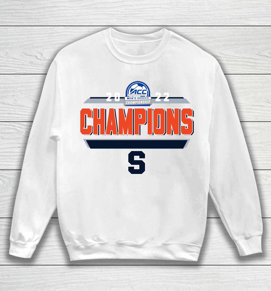 Syracuse Orange 2022 Men's Soccer Champions Sweatshirt