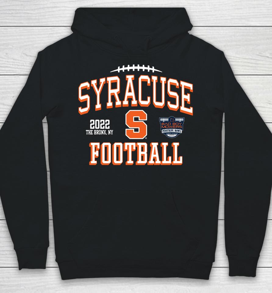 Syracuse Orange 2022 Pinstripe Bowl Bad Boy Mowers Single Team Hoodie